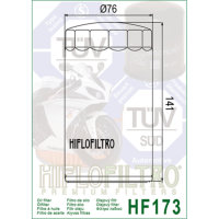 クロムオイルフィルター HI-FLO HF173C - img 2
