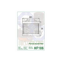 プレミアムスクーターオイルフィルター HI-FLO HF186 - img 2