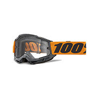 100% Accuri 2 Enduro Fluo Yellow レンズ クリア