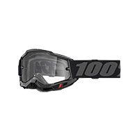 100% Accuri 2 Enduro Noirs Transparents