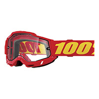Lunettes Enduro 100% Accuri 2 rouges