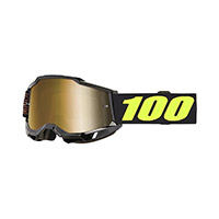 100% Accuri 2 Fairbanks Goggle miroir doré