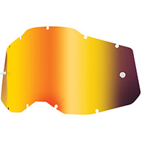 Lentille 100% Racecraft 2/Accuri 2/Strata 2 argent