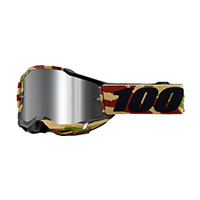 100% Accuri 2 Mission Goggle Mirrored Silver