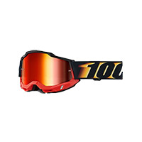 100% Accuri 2 Stamino 2 Goggle Mirrored Red