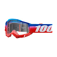 Maschera 100% Accuri 2 Unity Blu Rosso