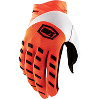 100% Airmatic Gloves Orange