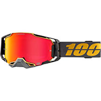 Masque cross 100% Falcon5 HiPer rouge Mirror