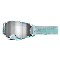 100% Armega Fargo Goggle Silver Flash Mirrored