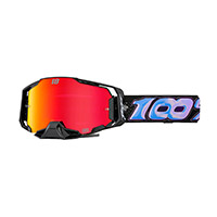 100% Armega Le Jett Lawrence Hiper Maschera Rossa