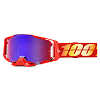 100% Armega Nuketown Goggle Red Blue Mirrored