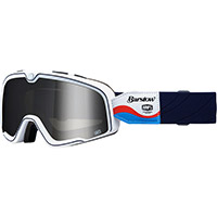 Maschera 100% Barstow Lucien Specchiato Argento