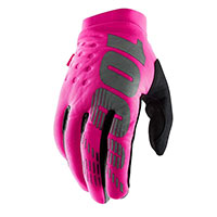 Guantes 100% Brisker rojo