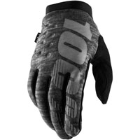 Guantes 100% Brisker Mx gris