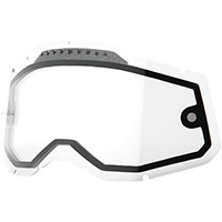 100% Dual Vented Accuri/racecraft 2 Lens Clear