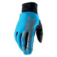 Guantes 100% Hydromatic Brisker azul