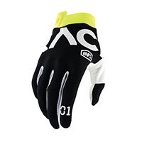 100% Itrack Racr Base Model Gloves White