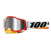 100% Racecraft 2 Arsham Goggle Red Silver