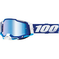 Masque Cross 100% Racecraft 2 Blue Miroir Bleu