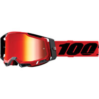 100% Racecraft 2 Rosso Lente Specchio Rosso - img 2