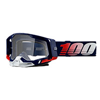 Maschera 100% Racecraft 2 Republic Nero