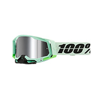 100% Racecraft 2 Palomar Goggle Mirrored Silver