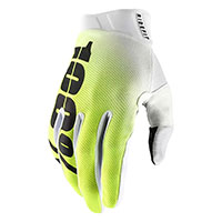 Gants 100% Ridefit Korp Jaune