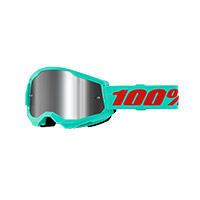 100% Strata 2 Maupiti Goggle Mirrored Silver