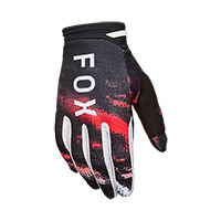 Fox 180 Kairos Handschuhe weiß rot fluo