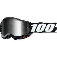 100% Accuri 2 Junior Mask Black Silver Mirrored