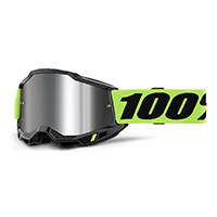 100% Accuri 2 Junior Goggle amarillo plata