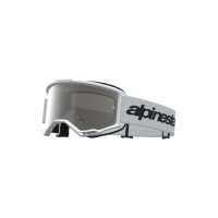 Alpinestars Vision 3 Wordmark White Mirrored Silver