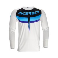 Acerbis Mx Track 2.0 Trikot Weiß Blau - img 2