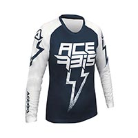 Maglia Acerbis J-kid Blizzard Blu Bianco