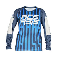 Maglia Acerbis Mx J-windy Five Kid Vented Blu Bimbo