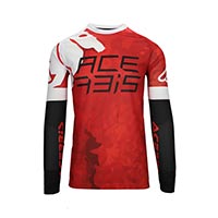 Maillot Acerbis J-Windy Vent Watermark rouge - 2