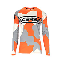 Maillot Acerbis Mx Linear Sumbawa Orange Gris