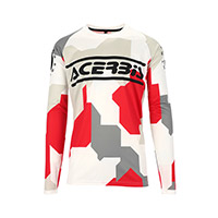 Maillot Acerbis Mx Linear Sumbawa Rouge Gris