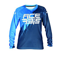 Acerbis Mx J-kid Three Jersey Blue White Kid