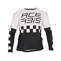 Maglia Acerbis Mx J-kid One Bianco Nero - img 2