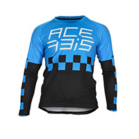 Acerbis MX J-Kid One Trikot blau schwarz - 2