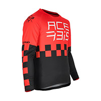 Camiseta Acerbis MX J-Kid One rojo negro