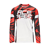 Maglia Acerbis Mx J-track Five Bianco Rosso