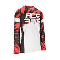 Maglia Acerbis Mx J-track Five Bianco Rosso