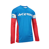 Maglia Acerbis Mx J-track Inc 2.0 Blu Rosso