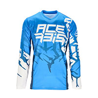 Camiseta Acerbis MX J-Track Six azul blanco