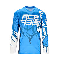 Maglia Acerbis Mx J-track Six Blu Bianco