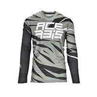 Maglia Acerbis Mx J-windy Four Vented Grigio Nero