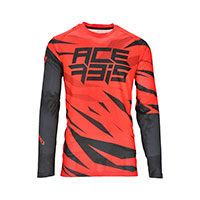 Maglia Acerbis Mx J-windy Four Vented Rosso Nero