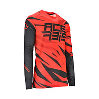Maglia Acerbis Mx J-windy Four Vented Rosso Nero